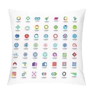 Personality  Icon Design Element Pillow Covers