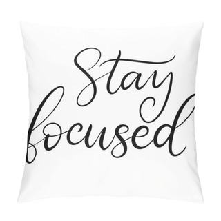 Personality  Black And White Lettering Vector Illustration. Pillow Covers