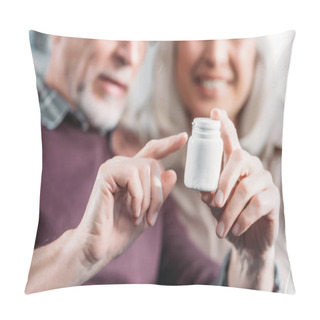 Personality  Couple With Pill Bottle Pillow Covers