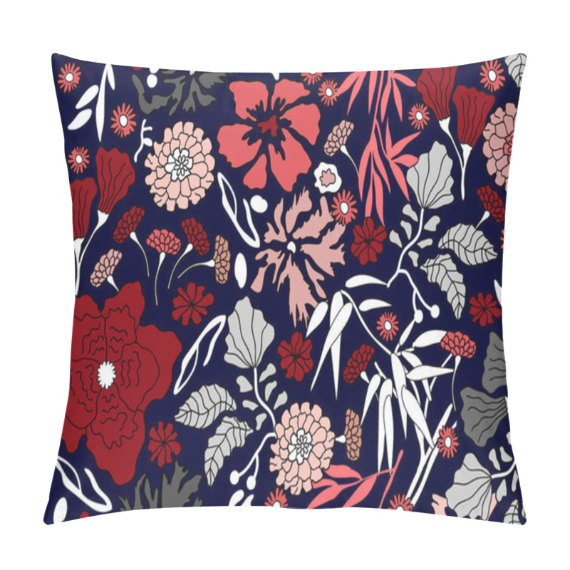Personality  Japanese style botanical print.  pillow covers