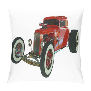 Personality  Hot Rod 3D Render Pillow Covers
