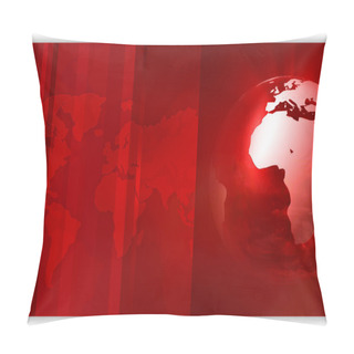 Personality  Global Business Background Pillow Covers