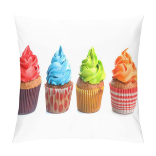 Personality  Tasty Colorful Cupcakes  Pillow Covers