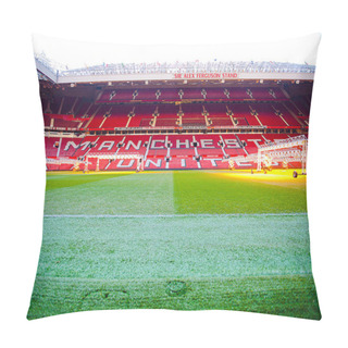 Personality  MANCHESTER, ENGLAND : Old Trafford Stadium Pillow Covers