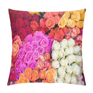 Personality  Giant Roses Bouquet Pillow Covers