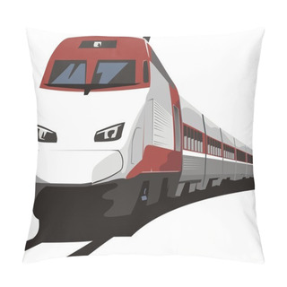 Personality  Passenger Train Pillow Covers