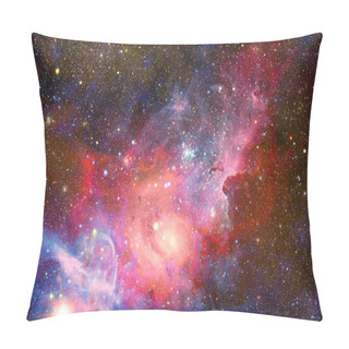 Personality  Nebula And Stars In Outer Space. Elements Of This Image Furnished By NASA. Pillow Covers