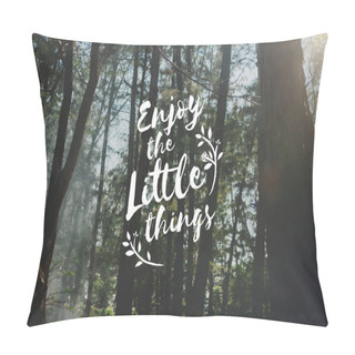 Personality  Green Forest Trees Pillow Covers