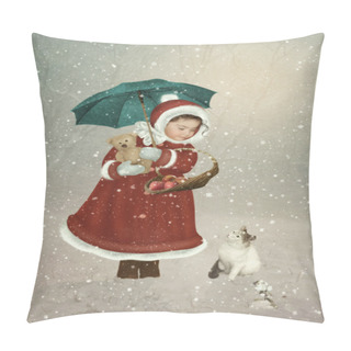 Personality  The Meeting Before Christmas Pillow Covers