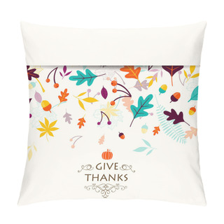 Personality  Vector Thanksgiving Design Pillow Covers
