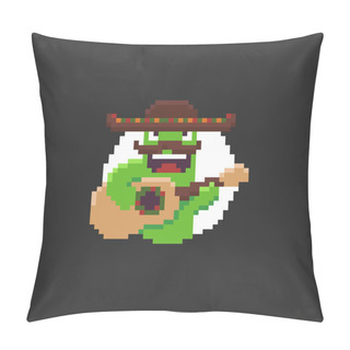 Personality  Pixel Art Cactus Pillow Covers