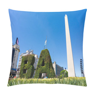 Personality  Obelisco, Obelisk, Buenos Aires Argentinien Pillow Covers