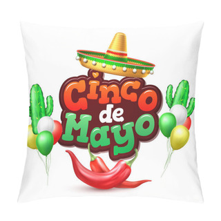 Personality  Vector Cinco De Mayo Mexican Party Poster Banner Pillow Covers