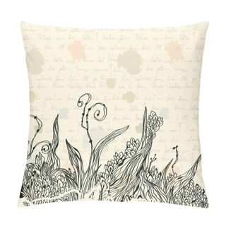 Personality  Vintage Letter Background Pillow Covers