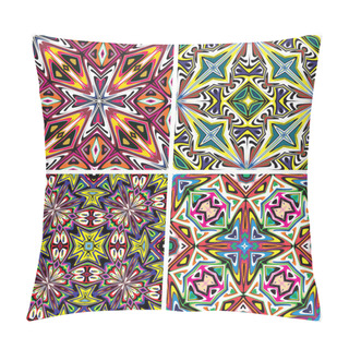 Personality  Ceramic Tiles Set Pillow Covers