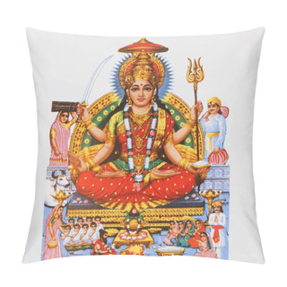 Personality  Hindu Goddess Parvati Pillow Covers