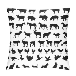 Personality  Big Collection Of Farm Animals Pillow Covers