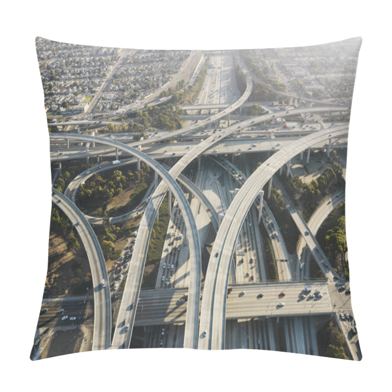 Personality  Highway Interchange. Pillow Covers