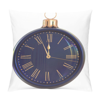 Personality  New Year's Eve Midnight Last Hour Clock Countdown Pressure Pillow Covers