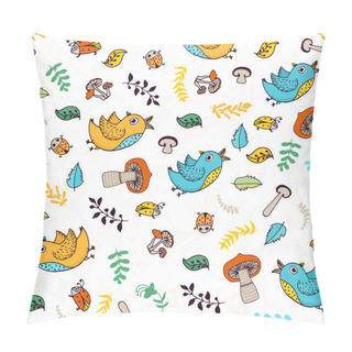 Personality  Forest Seamless Pattern Pillow Covers