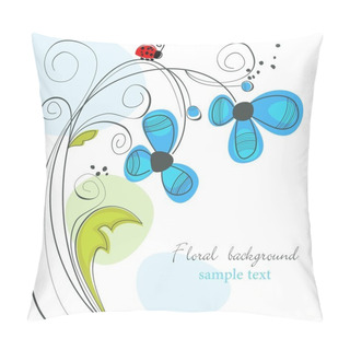 Personality  Cute Floral Background Pillow Covers