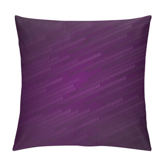 Personality  Abstract Background Of Small Squares Or Pixels In Shades Of Dark Purple Colors Pillow Covers