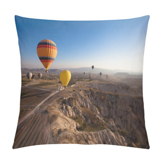 Personality  Landscape With Hot Air Balloons Pillow Covers