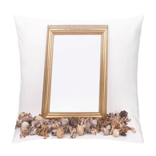 Personality  Christmas Mockup Styled Stock Photography With Gold Frame Pillow Covers