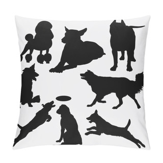 Personality  Dog Pet Animal Silhoueyte 14 Pillow Covers