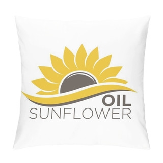 Personality  Organic Sunflower Oil Logotype Pillow Covers
