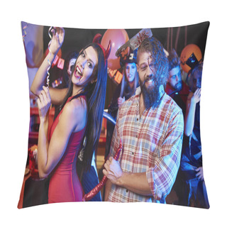 Personality  Friends Dancing At The Halloween Party  Pillow Covers