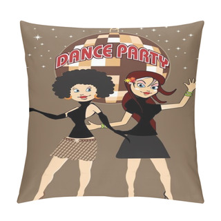 Personality  Abstract Disco Background Pillow Covers