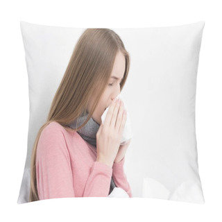 Personality  Girl Wiping Nose Pillow Covers
