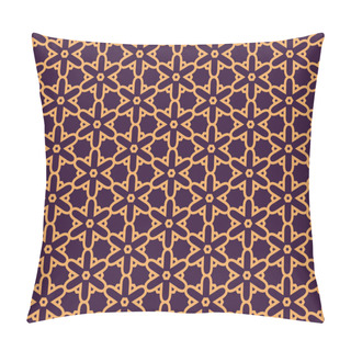 Personality  Luxury Geometric Pattern. Vector Seamless Pattern. Modern Linear Stylish Texture. Geometric Striped Ornament. Pillow Covers