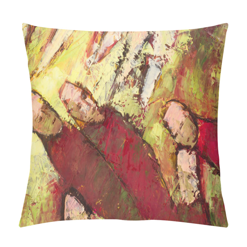 Personality  Natalia Babkina artist, the picture painted with oil paints. liv pillow covers