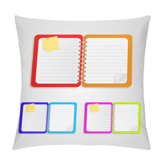 Personality  Vector Notepad Paper, Vector Illustration  Pillow Covers