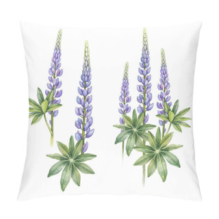 Personality  Wild Lupine Flowers Pillow Covers