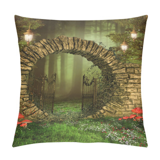 Personality  Entrance To A Forest Pillow Covers