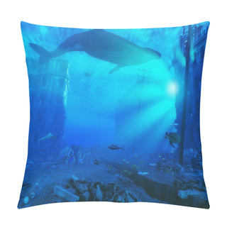 Personality  Underwater City Concept Pillow Covers