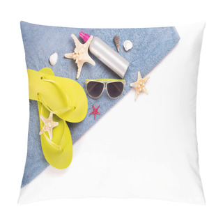 Personality  Flip Flops On Towel Pillow Covers
