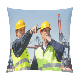 Personality  Harbor Workers Pillow Covers