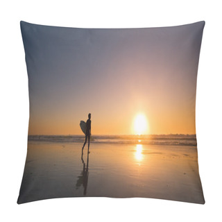 Personality  Sunset Surfer Pillow Covers