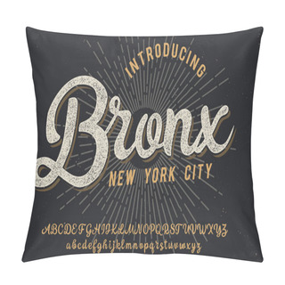 Personality  Bronx.  Pillow Covers