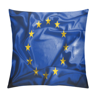 Personality  Waving European Union Flag Pillow Covers