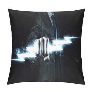 Personality  Power In Hands Pillow Covers