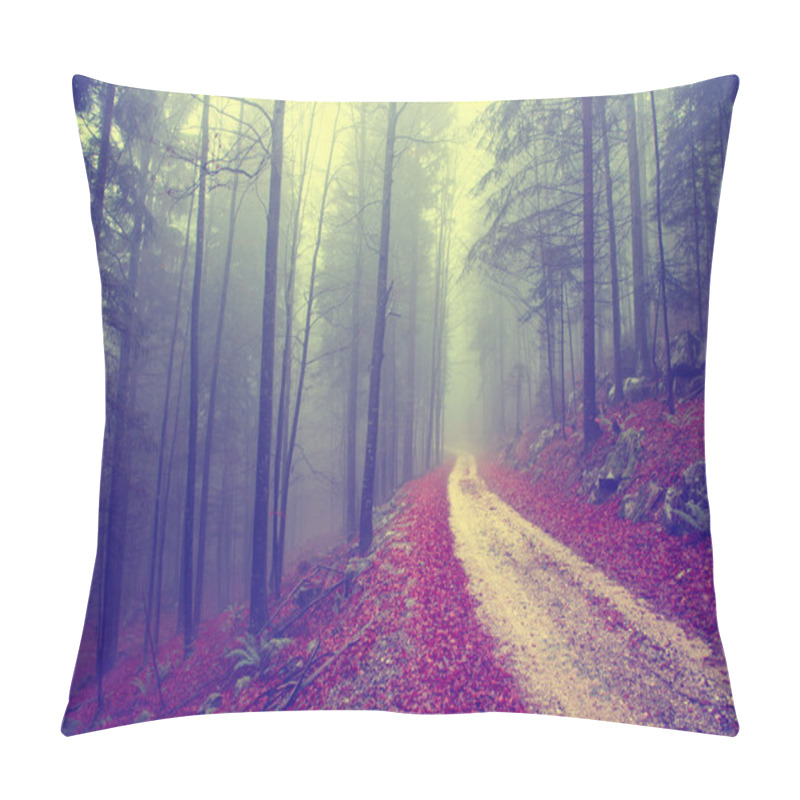 Personality  Vintage Forest Road Pillow Covers