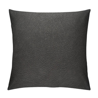 Personality  Black Leather Background Pillow Covers