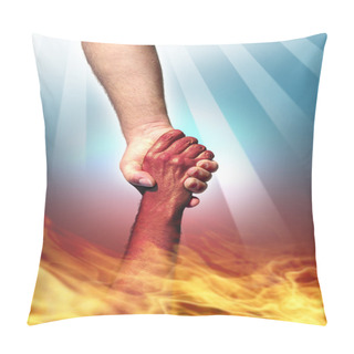 Personality  God And Devil Pillow Covers