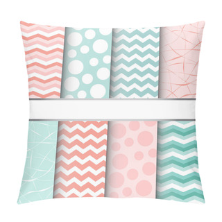 Personality  Set Of Seamless Patterns Pillow Covers