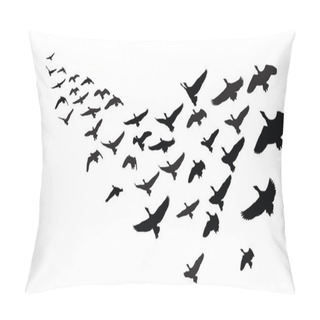 Personality  Geese In Formation Flight Pillow Covers